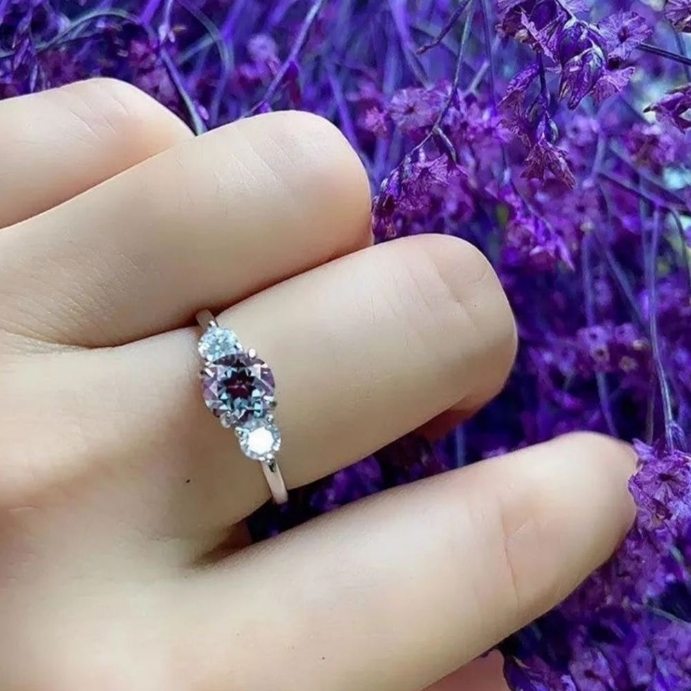 Alexandrite 925 Sterling Silver Ring